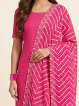 Ivory Pearl Handcrafted Chikankari Kurti (No. 076) — Artisanal Detail View