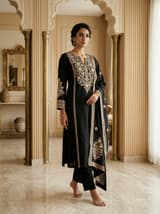 Rani Fuchsia Handcrafted Chikankari Kurti (No. 082) — Primary Hero View