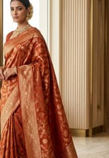 Royal Sapphire Handcrafted Bandhani Festive Saree (No. 033)