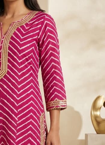 AAYNA-KUR-015-S — Artisanal Detail View